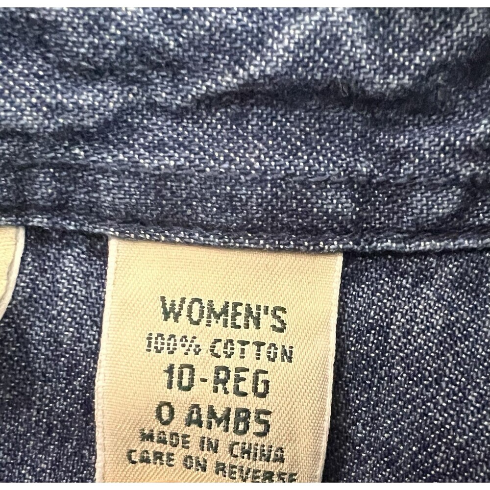 L.L. Bean Blue Denim Midi Dress - Picture 11 of 12